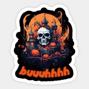 Buuhhhh-Halloween Haunt Sticker